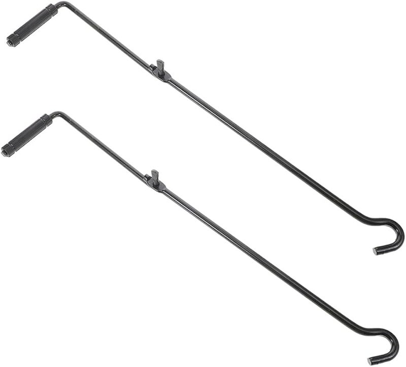 2Pcs Trailer Jack Crank Handle Replacement for Car Truck Scissor Lift - Image 1